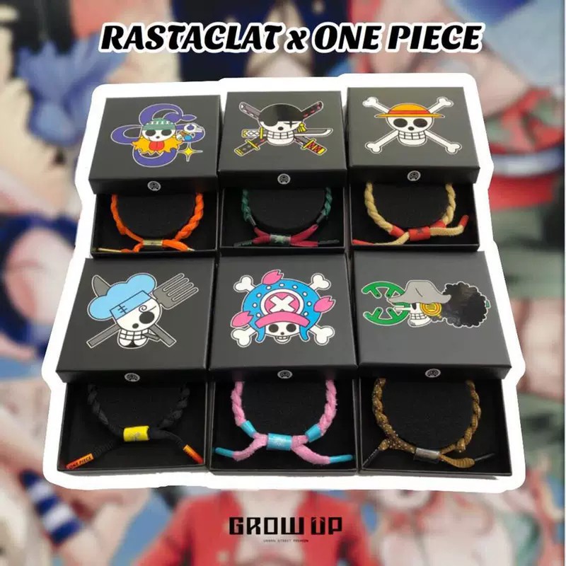 Rastaclat One Piece Luffy Sanji Zoro Chopper Nami Usopp Complete With Box Shopee Philippines