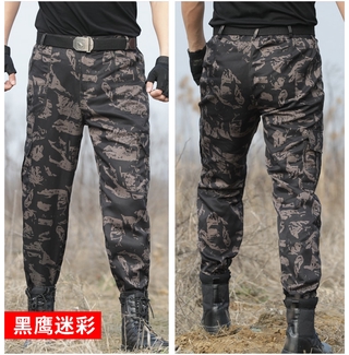 black camo tactical pants
