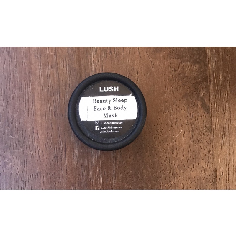 Lush Beauty Sleep Face & Body Mask sample pack 12g Shopee Philippines