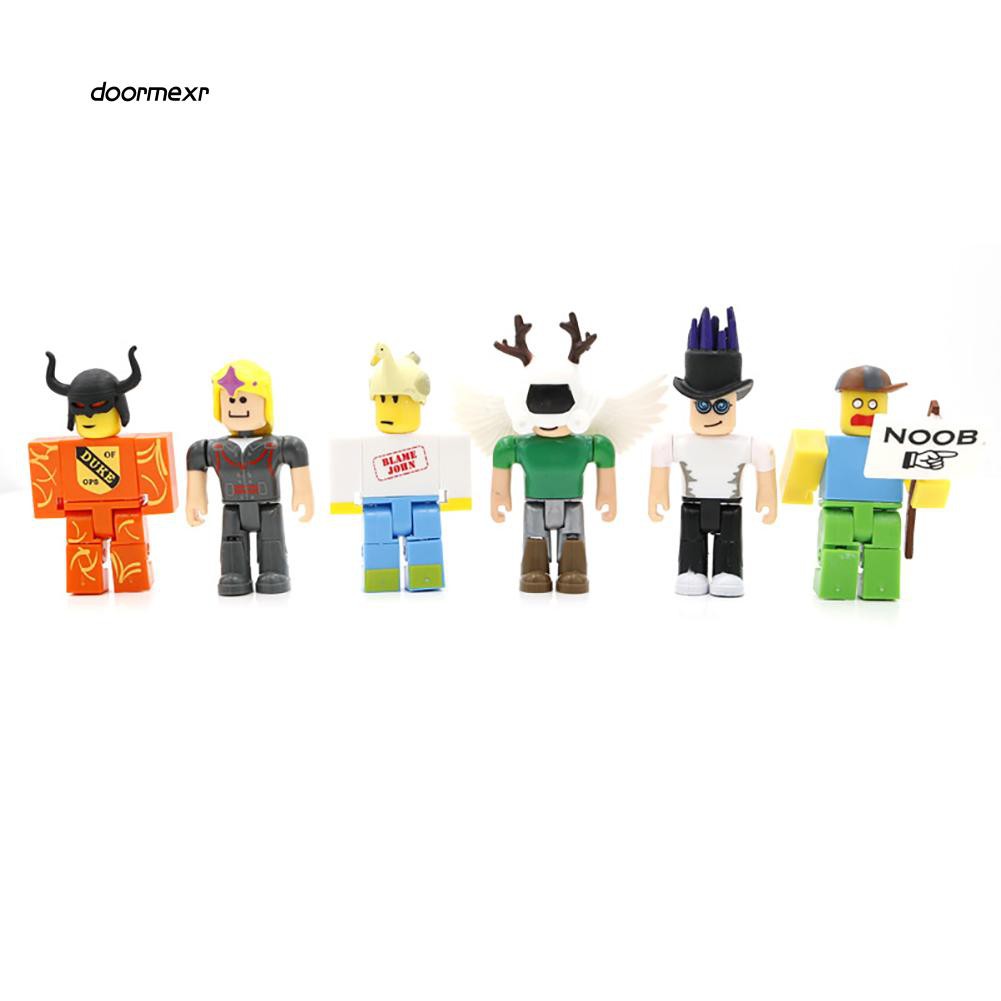 24pcs Roblox Legends Champions Classic Noob Captain Doll Action Figure Toy Gift Shopee Philippines - roblox classic noob figure