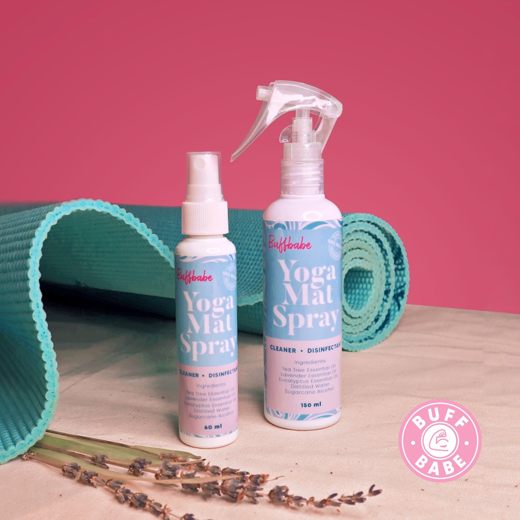 Buffbabe Yoga Mat Spray Cleaner and Disinfectant | Shopee Philippines