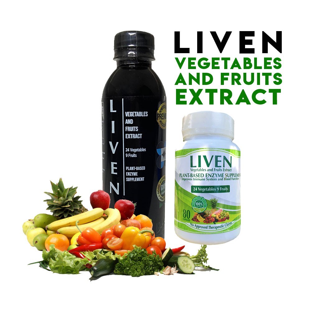 LIVEN Vegetables and Fruits Extract DOST & FDA Approved Probiotic
