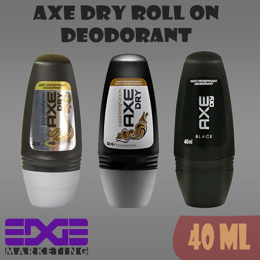 Axe Dry Deodorant / Antiperspirant Roll On 40mL Shopee Philippines