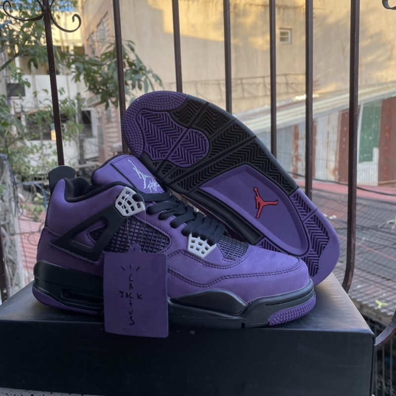 retro 4 travis scott purple