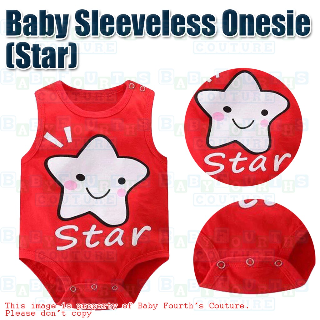 sleeveless onesie boy