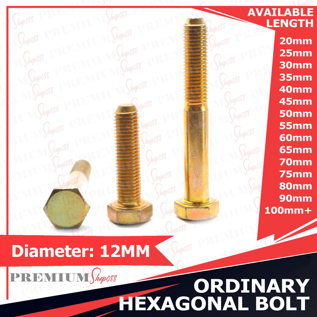 m12-12mm-ordinary-hexagon-bolt-cap-screw-nut-washer-hex-ord-coarse-fine