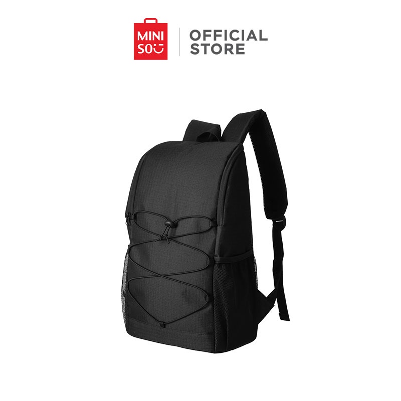 MINISO Sport Strap Series Backpack Black Shopee Philippines