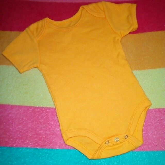 mustard baby onesie