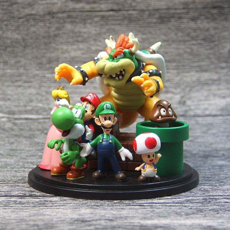 mario pvc figures