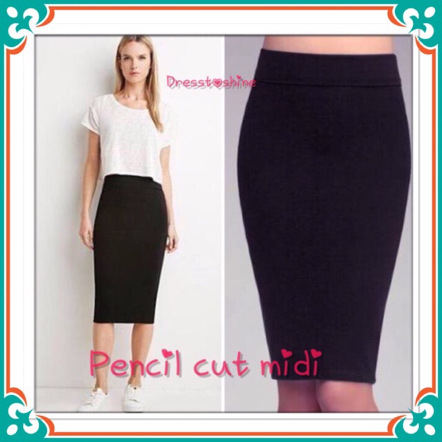 shopee pencil skirt