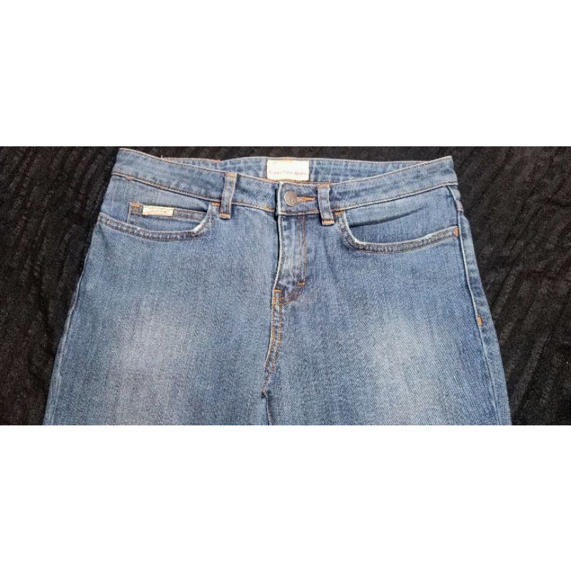SOLD) Preloved Vintage Authentic Calvin Klein Jeans Double Stone Wash Jeans  | Shopee Philippines