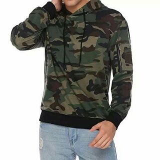 camouflage hoodie jacket