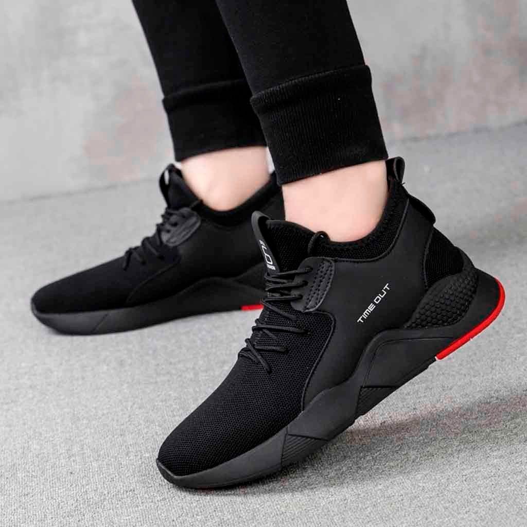 black sneakers for men