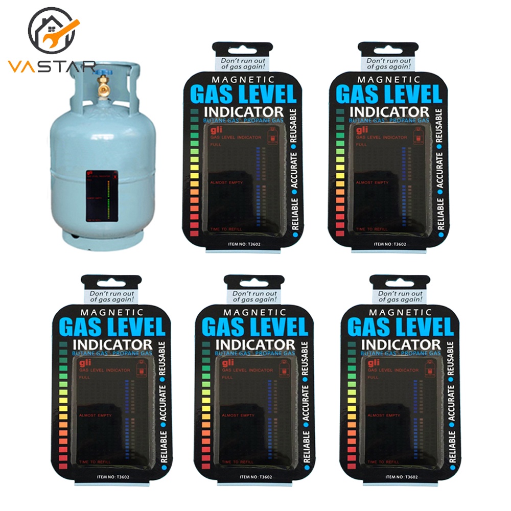 Vastar 5Pcs Gas Tank Level Indicator Propane Butane LPG Fuel