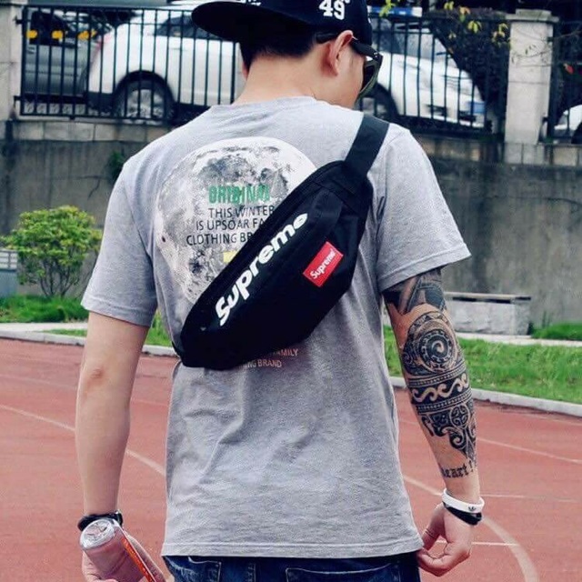 supreme waist bag men