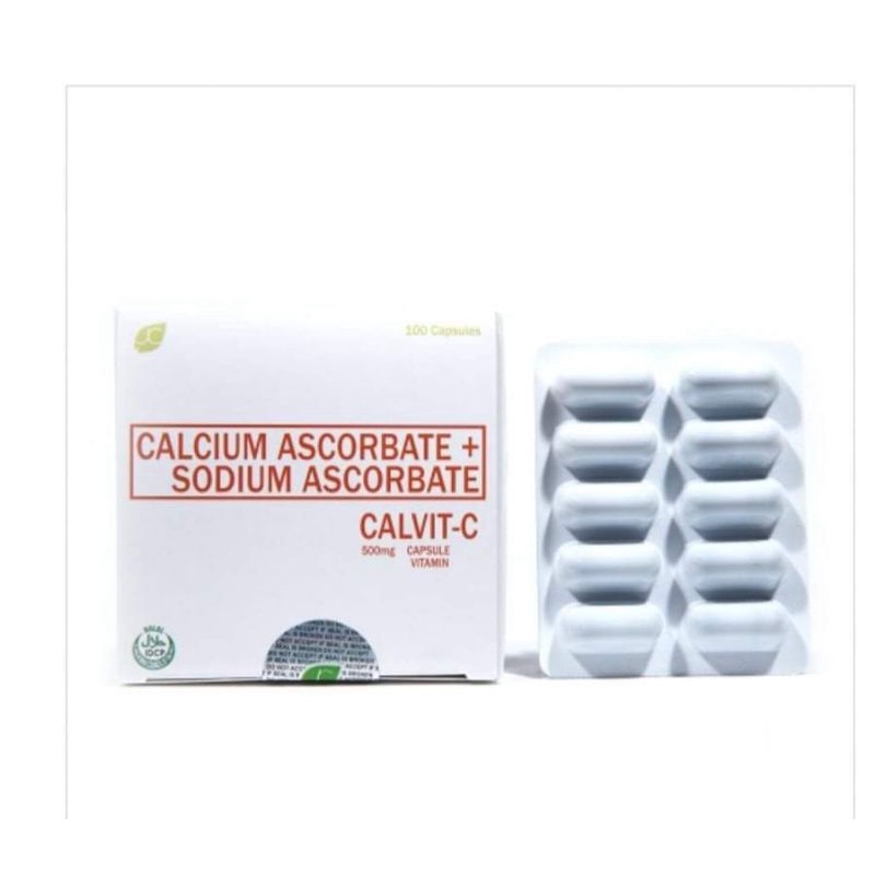 CALVIT C CAPSULE , CALCIUM ASCORBATE + SODIUM ASCORBATE (100 capsules