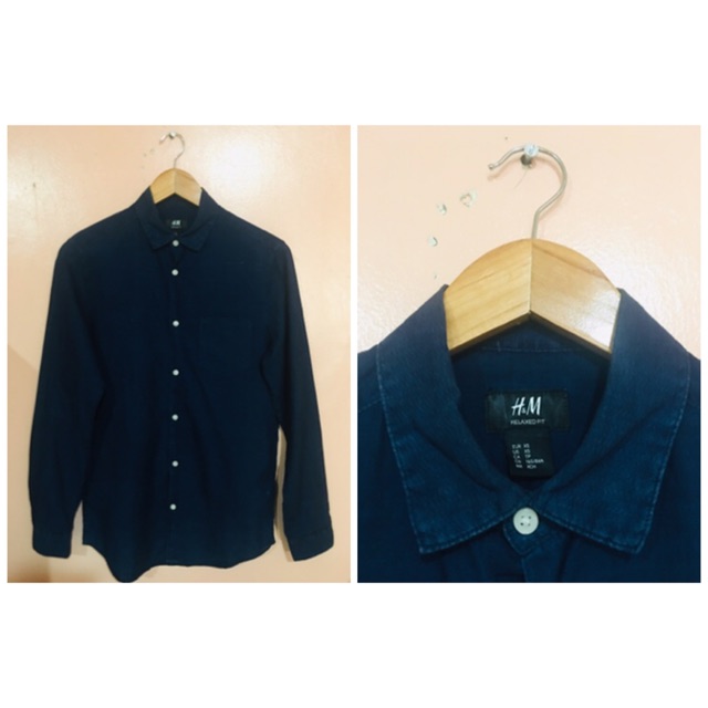 h&m long sleeve polo