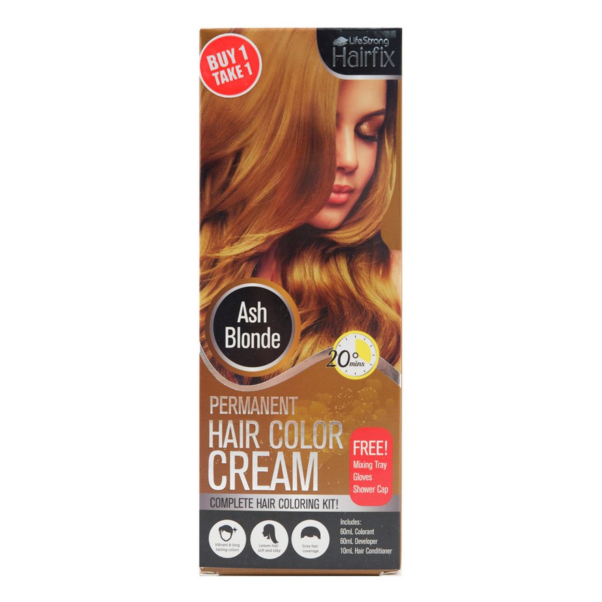 Hairfix Color Cream For Men Women Ash Blonde Shopee Philippines