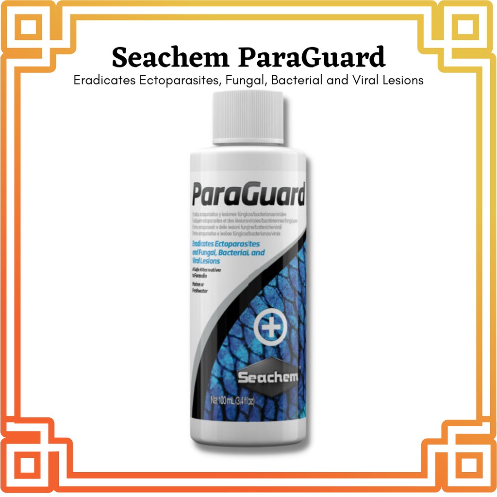 Seachem Paraguard 100ml Eradicates Ectoparasites And Fungal,bacterial 