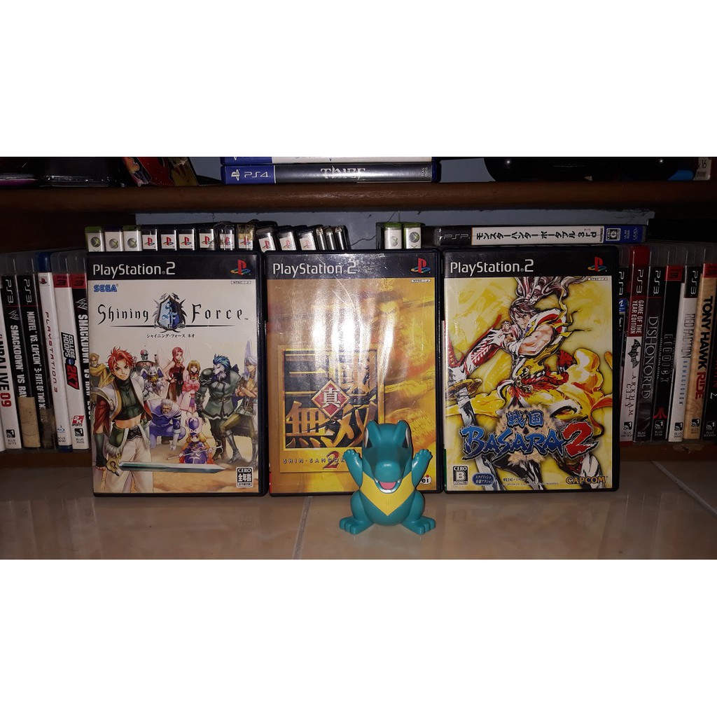 Cheap Ps2 Playstation 2 Games Ntsc J 3 Shining Force Neo Dynasty Warriors 2 Basara 2 Shopee Philippines