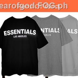 fear of god essentials grey tee