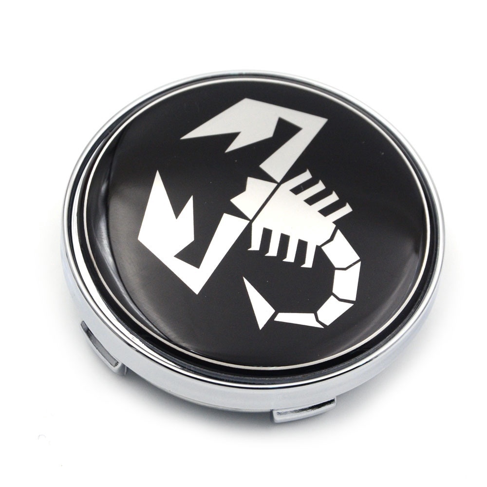 4pcs 60mm Abarth Car Wheel Center Hub Rim Caps logo Emblem Badge Covers for FIAT