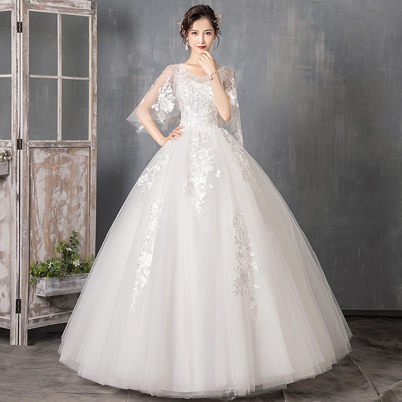 white wedding party dresses