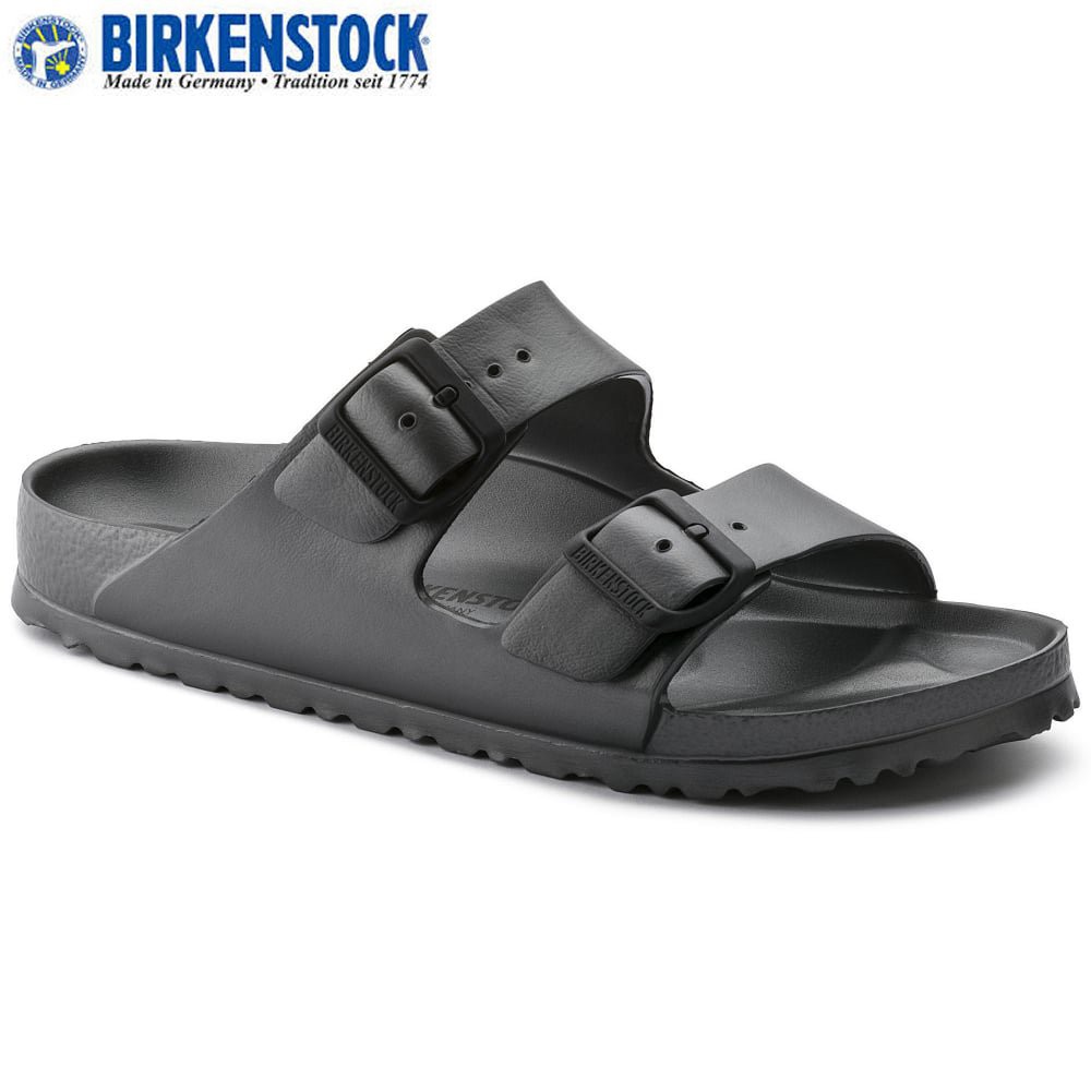 birkenstock arizona anthracite metallic