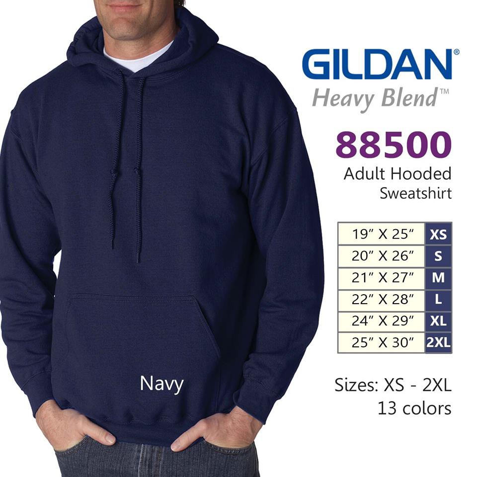 gildan hoodie fit