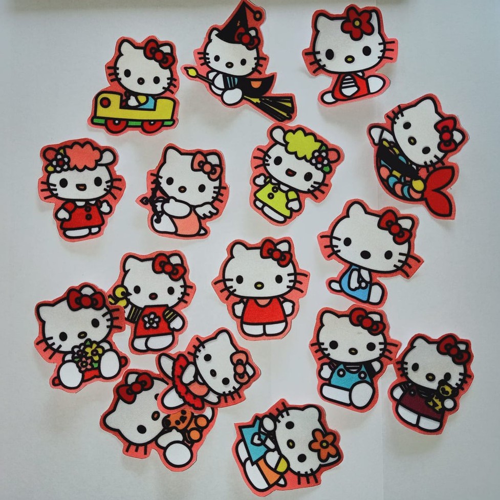 Ironon Transfer, Hello Kitty Collection 1, 16pcs per pack Shopee