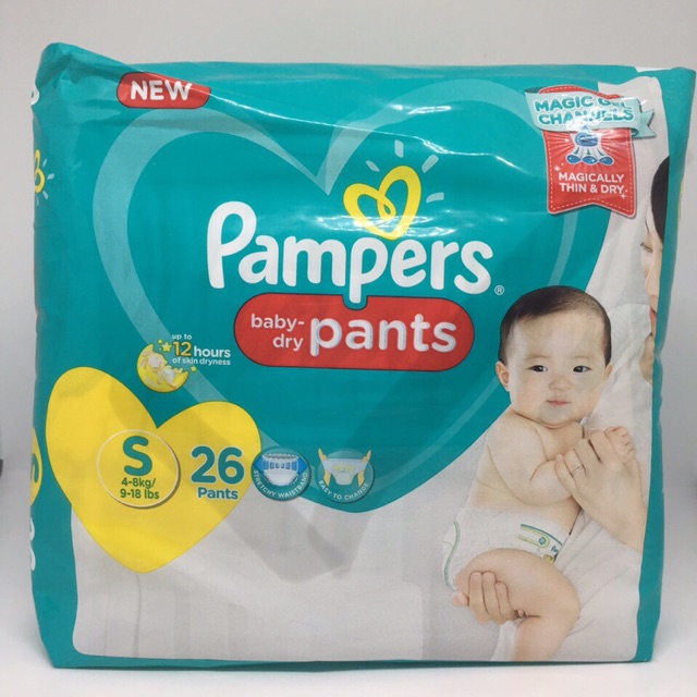 pampers pants s