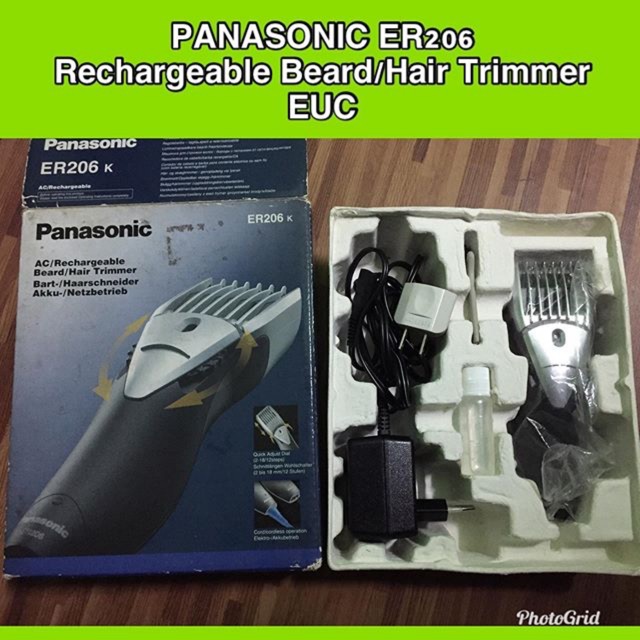 panasonic beard and hair trimmer