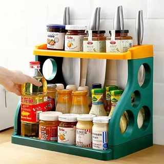 Double layer  organizer kitchen   kitchen rack #1