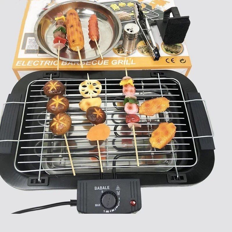 Smokeless griller Electric BBQ Griller Barbecue Griller indoor griller ...