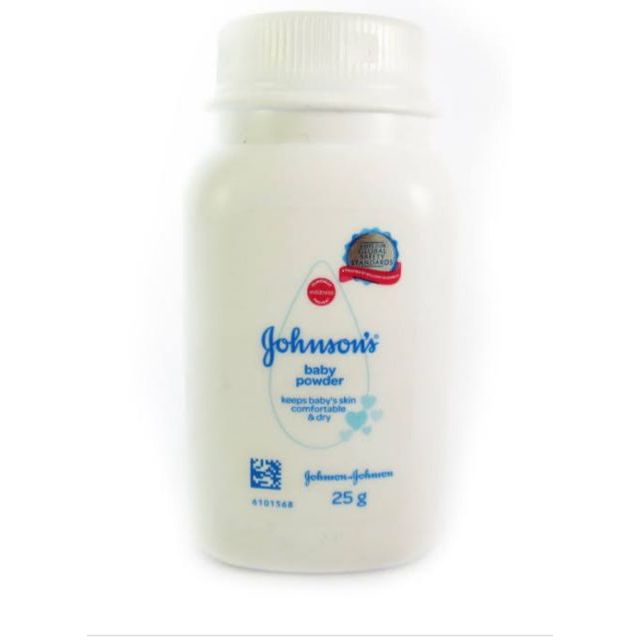 johnson baby powder white