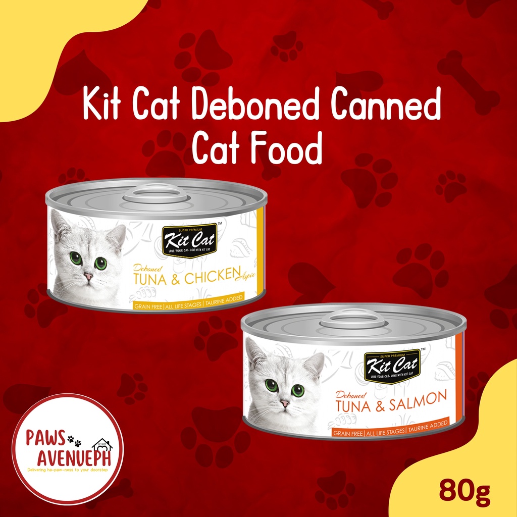 Kit Cat Deboned Canned Cat Food 80g | Shopee Philippines