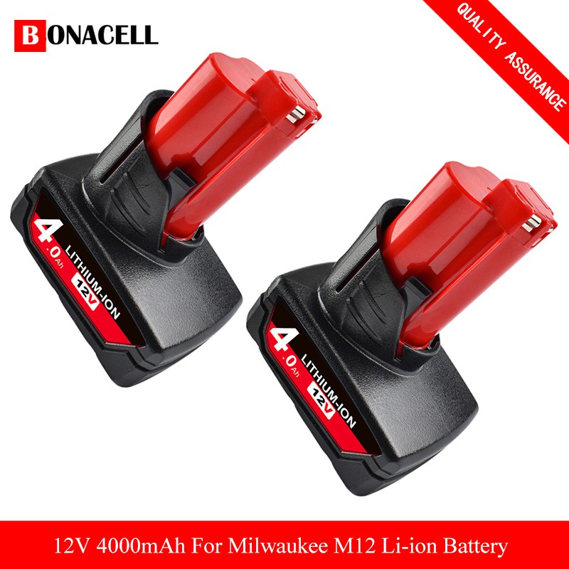 3.0AH 12V Lithium Battery or Charger for Milwaukee M12 48-11-2450 48-11-2460