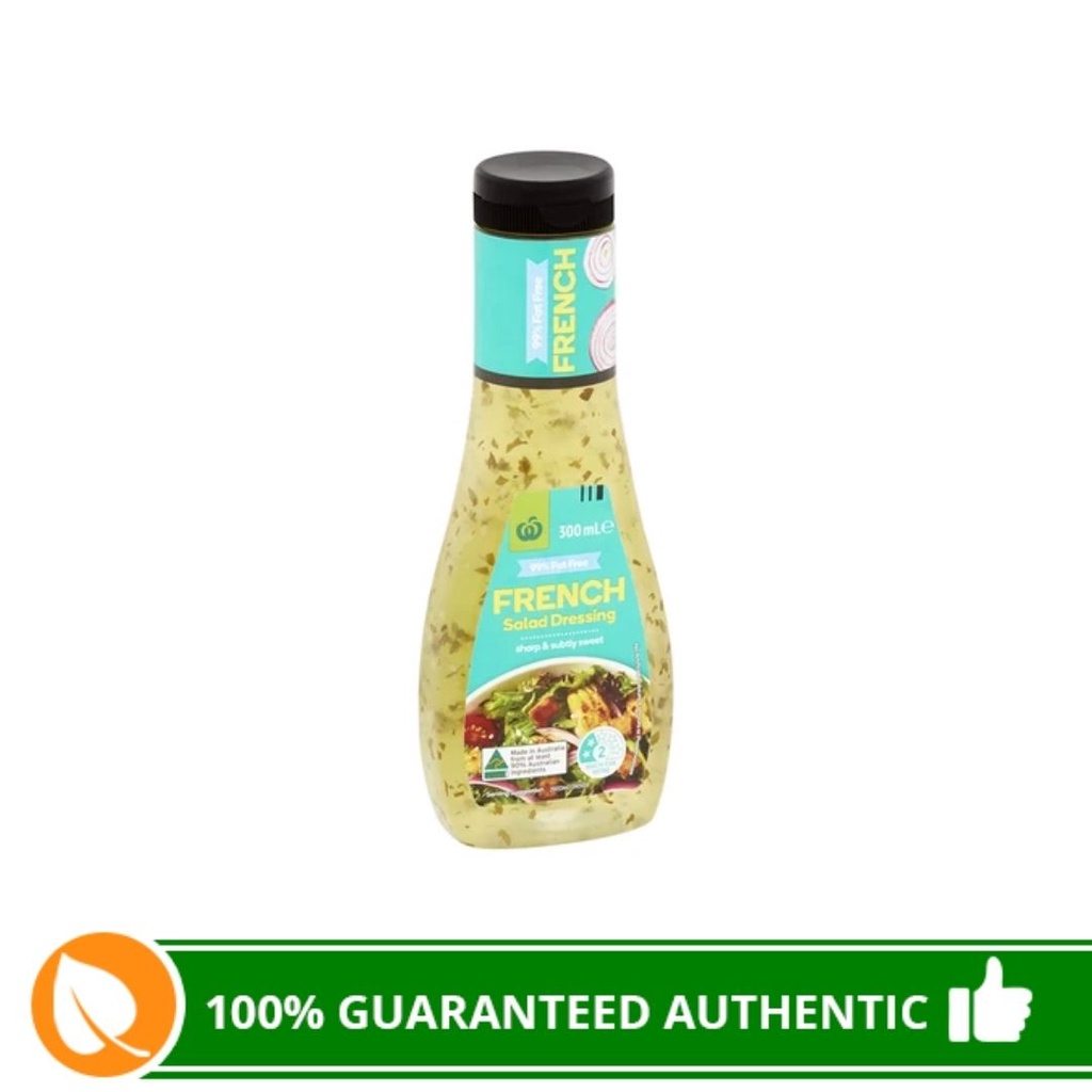 Woolworths French Salad Dressing 99 Fat Free 300ml Shopee Philippines