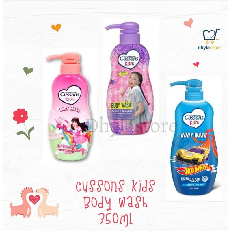 (Dhylastore) CUSSONS KIDS BODY WASH Bottle 350ML - Children Liquid Soap ...