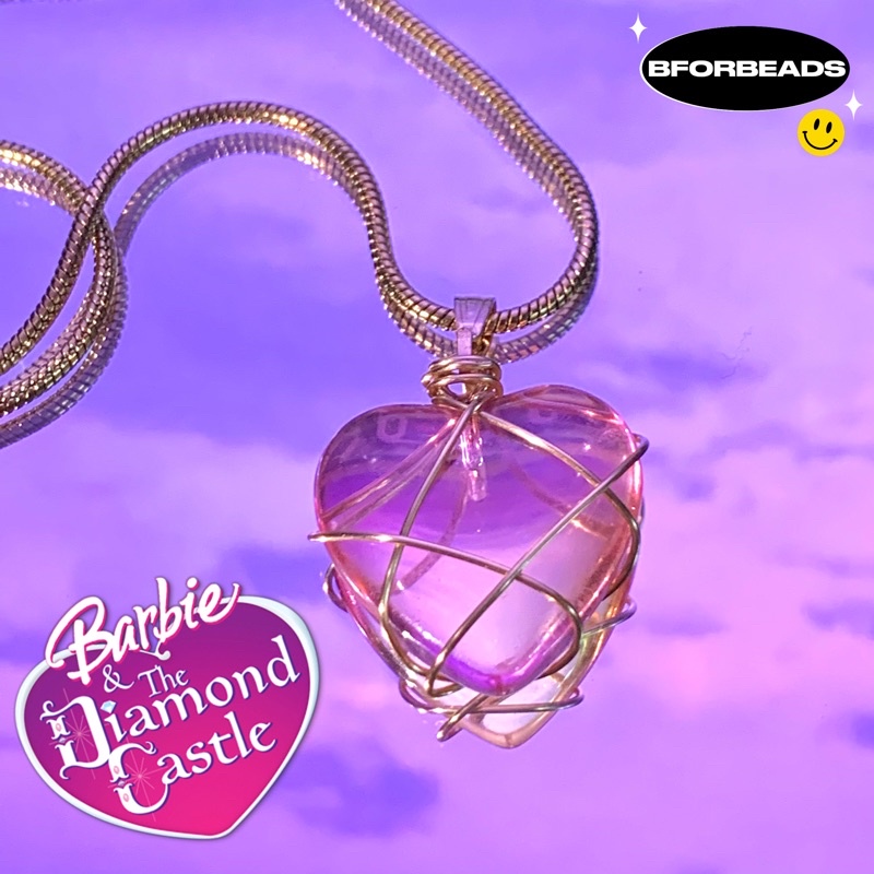 Barbie and the diamond castle heart necklace sale