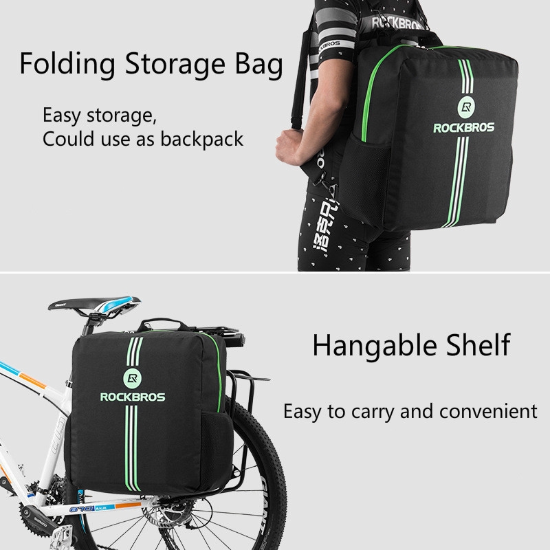 rockbros folding bike bag