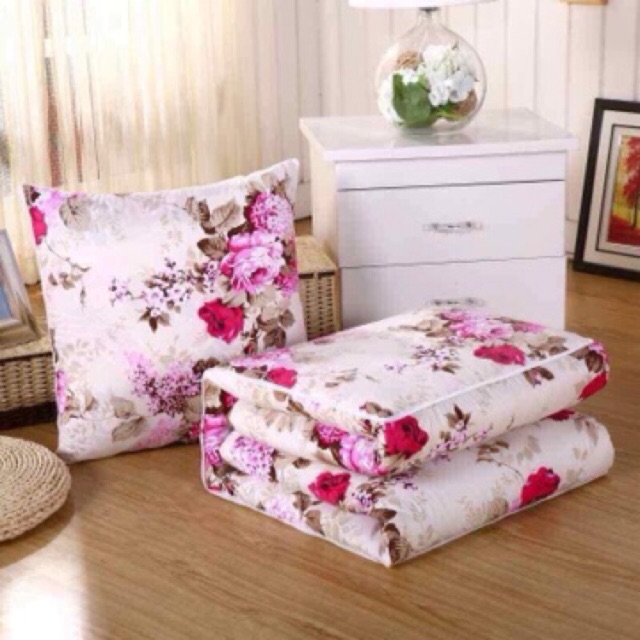Pillow Bed2 Way Pillow And Bedding 2 In 1 Plus Blanket Shopee