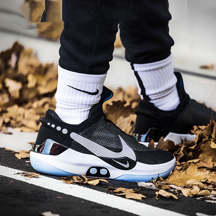 Nike Adapt BB Black Charging Automatic Basketball Shoes | Shopee Philippines