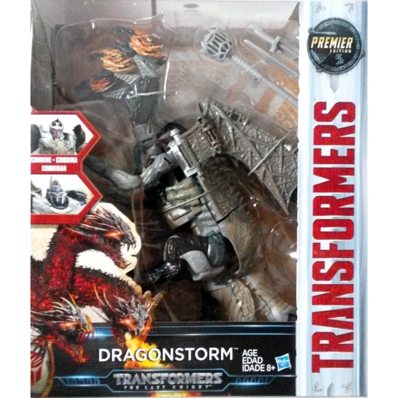 Hasbro Transformers The Last Knight (TLK) Leader Dragonstorm BROKEN JOINTS on Dragon Heads MIB