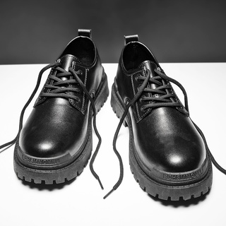【COD】Leather Shoes For Men 2022 British Fashion Wedding Shoes Formal Student Shoes