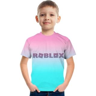 Boy T-shirt ROBLOX Printing Party Game Children's Shirt Virtual World ...