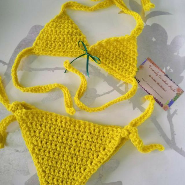 crochet baby bikini