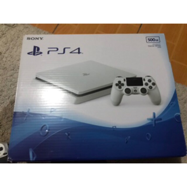 playstation 4 slim glacier white