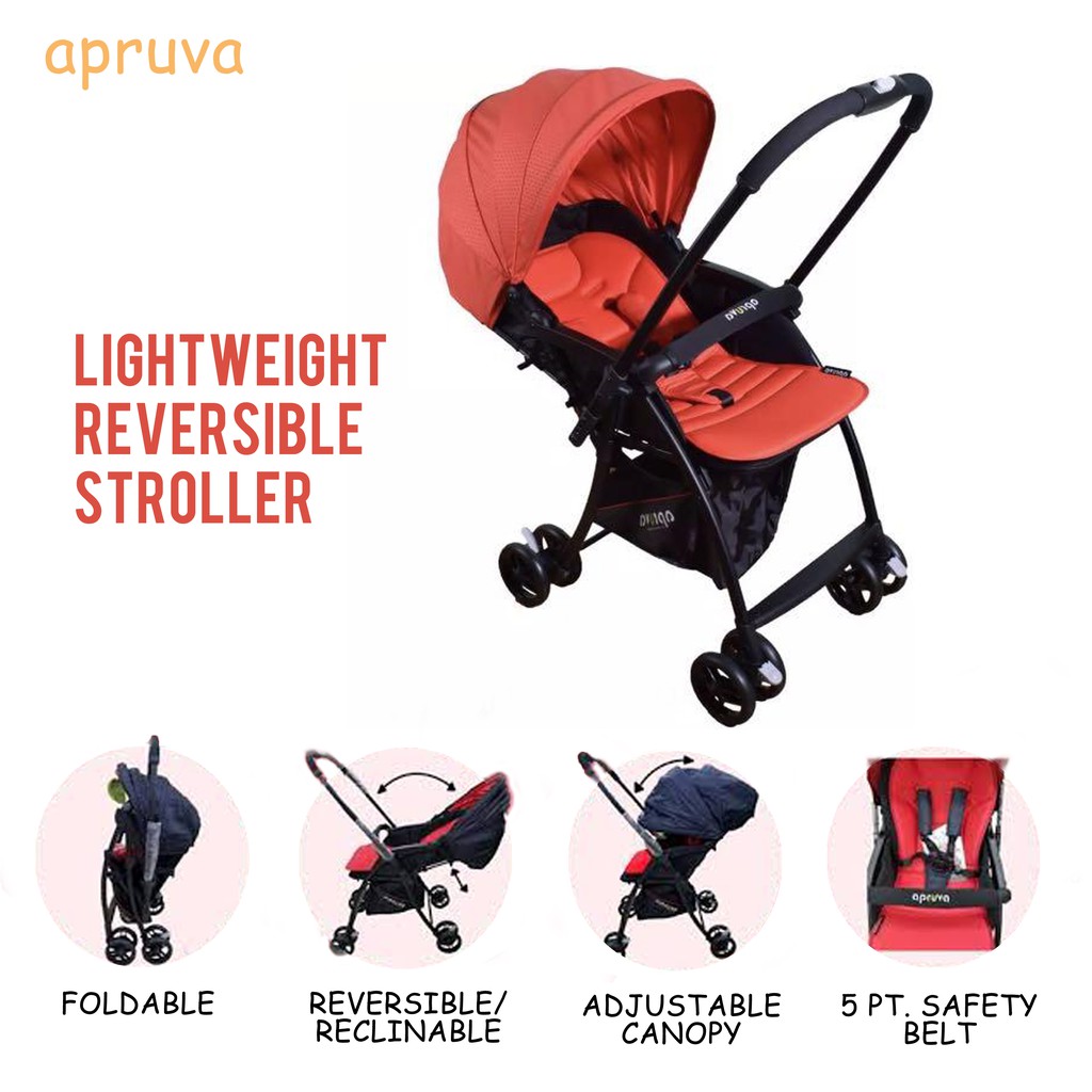 reversible handle stroller