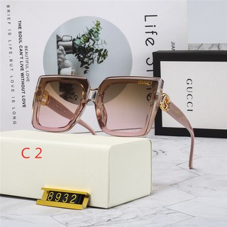 gucci large square frame sunglasses